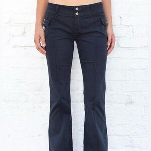 Brandy Melville navy blue flare pants